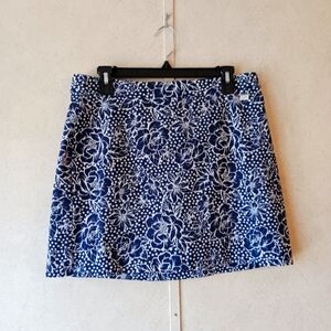 Rafaella Comfort Skort Atheleisure Floral Miniskirt Sporty Skirt Casual Mini